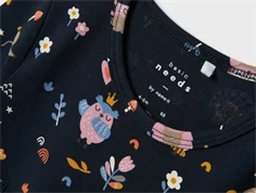 Name It dark sapphire birds kjole